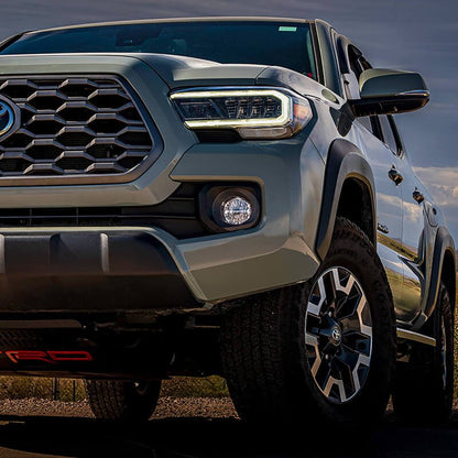 Nacho Lighting Toyota Nacho SAE Only Plug & Play Fog Light Kit - White for Tundra & Tacoma | nacV3TO1KWSO - JDMuscleSPK819502