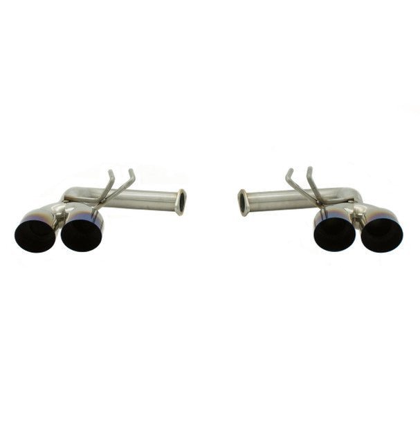 Nameless Performance [11 - 21 WRX Sedan, 11 - 21 STI Sedan] Axle Back Neochrome Tips for Invidia Q300 / R400 Catback Exhaust Systems | SUAB15STI - INV - 35NEO - JDMuscleAxle Back ExhaustsSUAB15STI-INV-35NEO