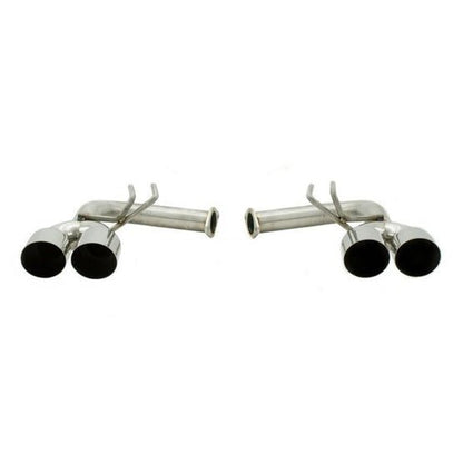 Nameless Performance [11 - 21 WRX Sedan, 11 - 21 STI Sedan] Axle Back Polished Tips and No Muffler for Invidia Q300 / R400 Catback Exhaust Systems | SUAB15STI - INV - 35SSW - JDMuscleAxle Back ExhaustsSUAB15STI-INV-35SSW