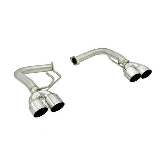 Nameless Performance [11 - 21 WRX Sedan, 11 - 21 STI Sedan] Axle Back Polished Tips and No Muffler for Invidia Q300 / R400 Catback Exhaust Systems | SUAB15STI - INV - 35SSW - JDMuscleAxle Back ExhaustsSUAB15STI-INV-35SSW