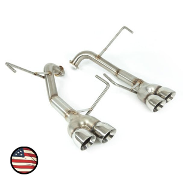 Nameless Performance [15 - 21 WRX, 15 - 18 STI] Axle Back 3" Double Wall Polished Tips and No Muffler | SUAB15WRX - 0MU - 30SDW - JDMuscleAxle Back ExhaustsSUAB15WRX-0MU-30SDW