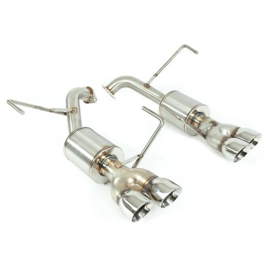 Nameless Performance [15 - 21 WRX, 15 - 18 STI] Axle Back w/ 3" Double Wall Polished Tips and 5" Mufflers | SUAB15WRX - 5MU - 30SDW - JDMuscleAxle Back ExhaustsSUAB15WRX-5MU-30SDW