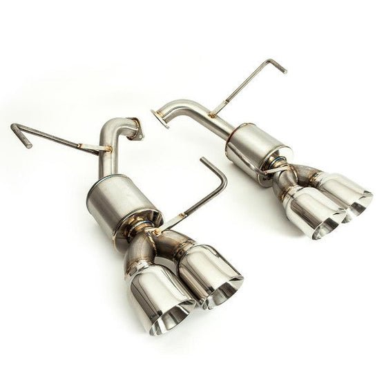 Nameless Performance [15 - 21 WRX, 15 - 18 STI] Axle Back w/ 4" Double Wall Polished Tips and 5" Mufflers | SUAB15WRX - 5MU - 40SDW - JDMuscleAxle Back ExhaustsSUAB15WRX-5MU-40SDW