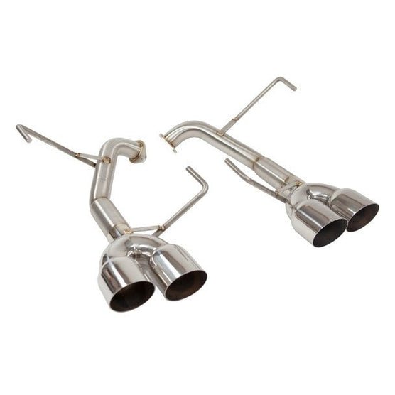 Nameless Performance [15 - 21 WRX, 15 - 18 STI] Catback 3.5" Single Wall Polished Tips and No Muffler | SUCB15WRX - 0MU - 35SSW - JDMuscleCat Back Exhaust SystemSUCB15WRX-0MU-35SSW