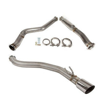 Nameless Performance [15 - 21 WRX, 15 - 18 STI] Track Package Catback W/ 4" Double Wall Polished Tip and No Muffler | SUCB15WRXTP - 40SW - JDMuscleCat Back ExhaustSUCB15WRXTP-40SW