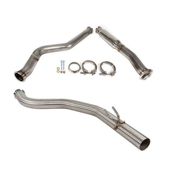 Nameless Performance [15 - 21 WRX, 15 - 18 STI] Track Package Catback W/ Raw Tip and No Muffler | SUCB15WRXTP - NOTIP - JDMuscleCat Back Exhaust SystemSUCB15WRXTP-NOTIP