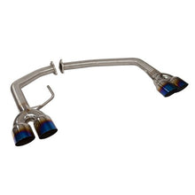 Nameless Performance [15 - 21 WRX, 15 - 18 STI] w/ SPT midpipe Axle Back 3.5" Single Wall Neochrome Tips and No Muffler | SUABSPT - 35NEO - JDMuscleAxle Back ExhaustsSUABSPT-35NEO