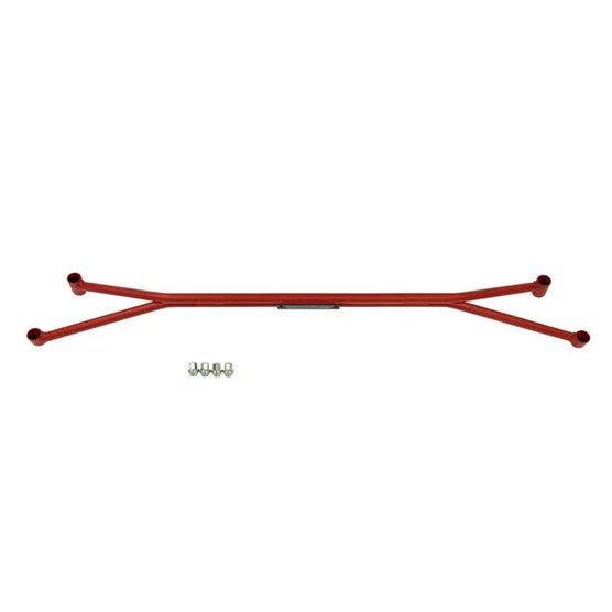 Nameless Performance [15 - 21 WRX/STI] Red Front Strut Tower Bar | FSTB - C - RED - SUB - 15WRX - JDMuscleStrut Tower BarsFSTB-C-RED-SUB-15WRX