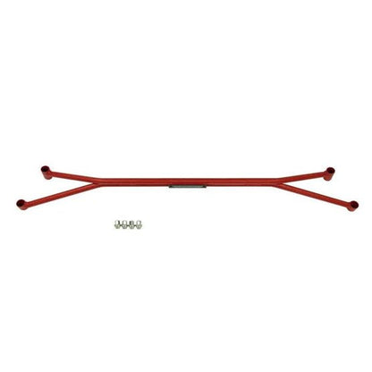 Nameless Performance [15 - 21 WRX/STI] Red Front Strut Tower Bar | FSTB - C - RED - SUB - 15WRX - JDMuscleStrut Tower BarsFSTB-C-RED-SUB-15WRX