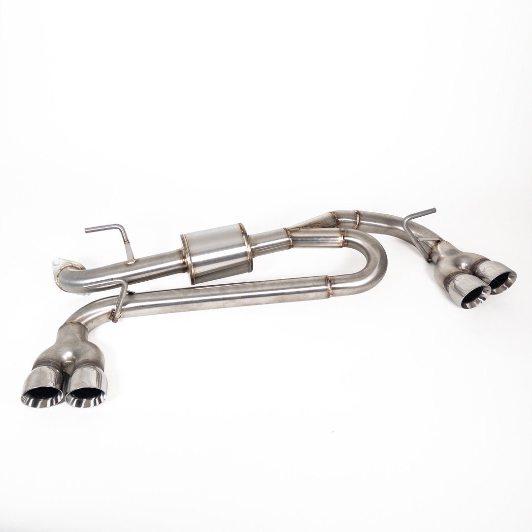Nameless Performance [24+ Impreza] Axleback Exhaust 5" Muffler - Quad Exit - 3" Double Wall Tips - JDMuscleAxle Back ExhaustsSUAB24IMW-QUAD-5MU-30SDW