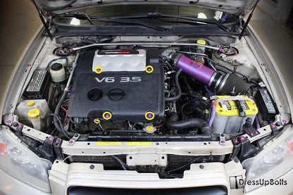 Nissan Maxima (2000 - 2003) Titanium Engine Cover Kit - JDMuscleHardware KitsNIS-048-Ti-TBCosmic Burn