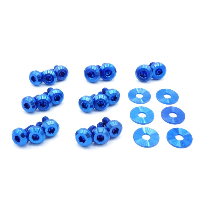 Nissan Silvia S13 (1989 - 1995) Titanium Partial Engine Bay Kit - JDMuscleHardware KitsNIS-045-Ti-BLUBlue