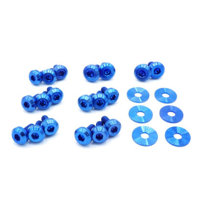 Nissan Silvia S13 (1989 - 1995) Titanium Partial Engine Bay Kit - JDMuscleHardware KitsNIS-045-Ti-BLUBlue