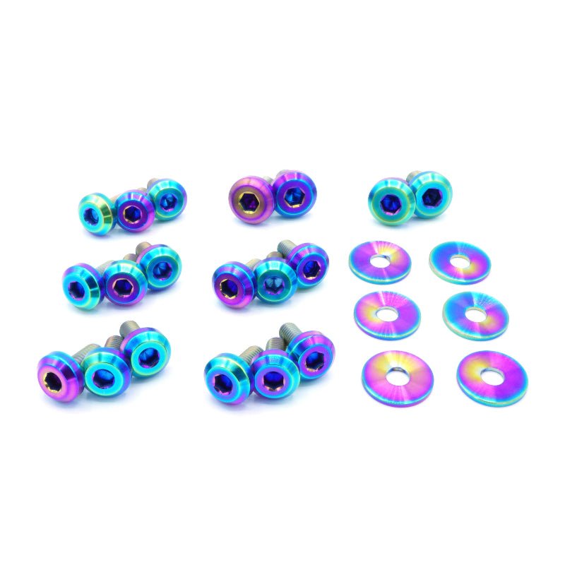 Nissan Silvia S13 (1989 - 1995) Titanium Partial Engine Bay Kit - JDMuscleHardware KitsNIS-045-Ti-TBCosmic Burn