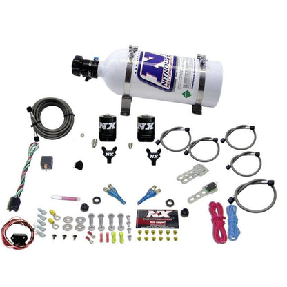 Nitrous Express [03-18 350Z/370Z, G35/G37] Dual Nozzle Nitrous System, 35-150 HP with 5 lb Bottle - JDMuscleNitrous Kitsnex20716-05