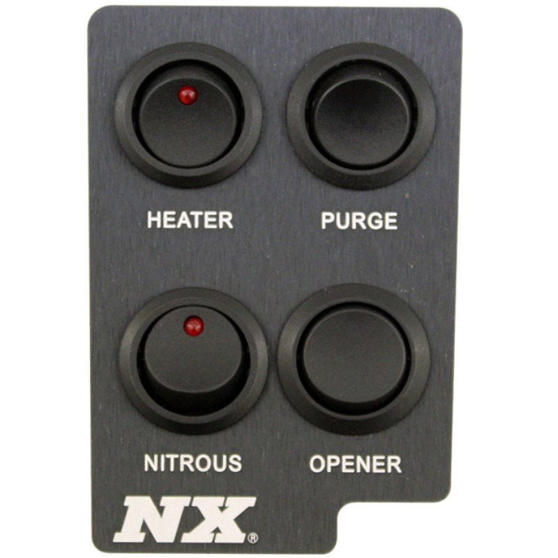 Nitrous Express 05 - 14 Ford Mustang Custom Switch Panel with Interchangeable Laser Engraved Nameplates | nex15785 - JDMuscleSPK339017
