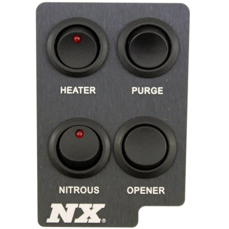 Nitrous Express 05 - 14 Ford Mustang Custom Switch Panel with Interchangeable Laser Engraved Nameplates | nex15785 - JDMuscleSPK339017
