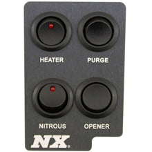 Nitrous Express 05 - 14 Ford Mustang Custom Switch Panel with Interchangeable Laser Engraved Nameplates | nex15785 - JDMuscleSPK339017