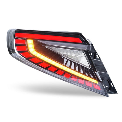 Noble [22 - 26 WRX] Lux Series LED Tail Lights (Red Bar, Clear Lens) | 22WRX.ARCTL.RD.CL - JDMuscleTail Lightsnol22WRX.ARCTL.RD.CL