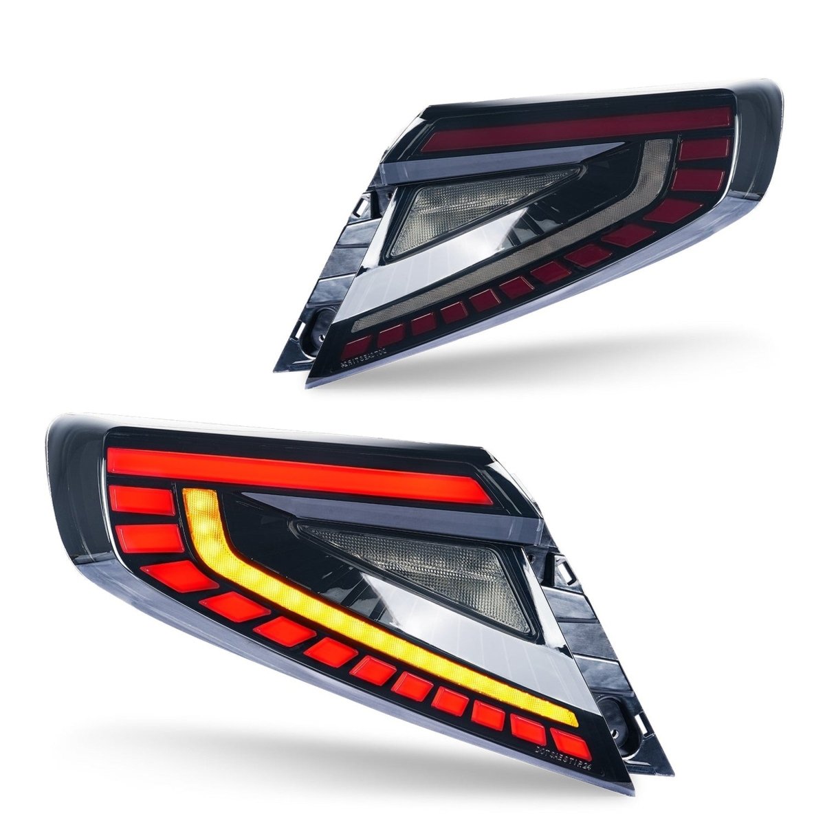 Noble Lux Series LED Tail Lights (Red Bar, Smoke Lens) - 2022 - 2025 Subaru WRX - JDMuscleExterior Lighting Tail Lightsnol22WRX.ARCTL.RD.SM