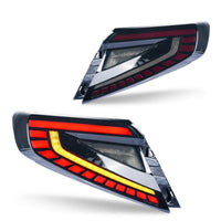 Noble Lux Series LED Tail Lights (Red Bar, Smoke Lens) - 2022 - 2025 Subaru WRX - JDMuscleExterior Lighting Tail Lightsnol22WRX.ARCTL.RD.SM