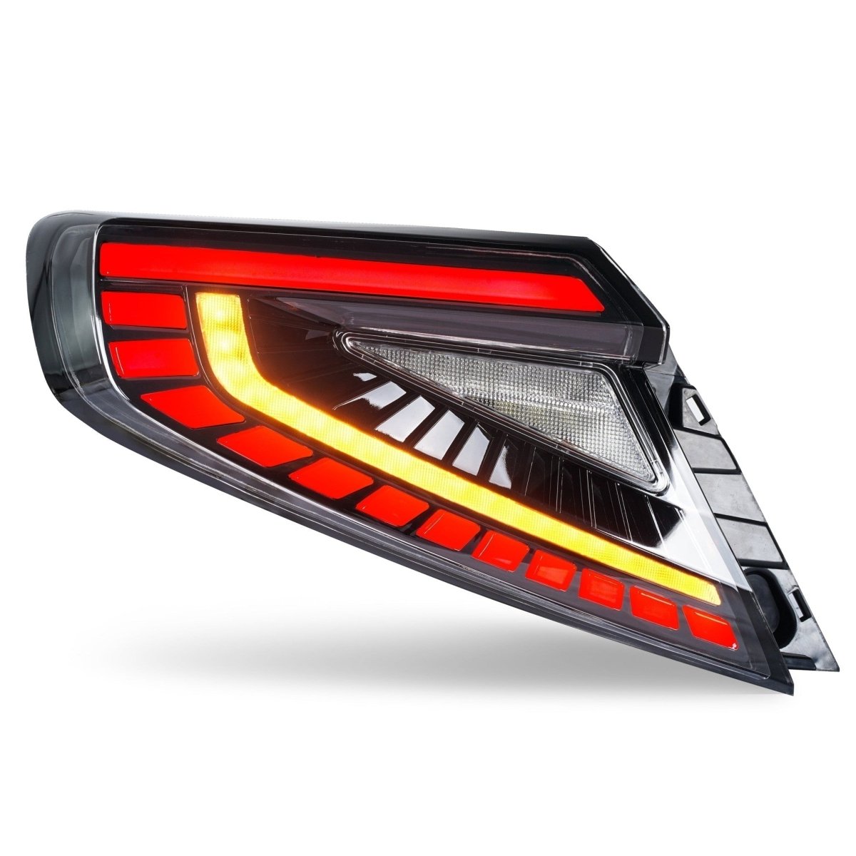 Noble Lux Series LED Tail Lights (White Bar, Clear Lens) - 2022 - 2025 Subaru WRX - JDMuscleExterior Lighting Tail Lightsnol22WRX.ARCTL.WH.CL