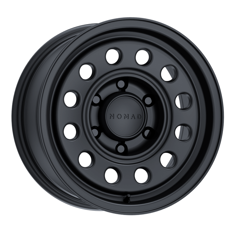 Nomad N501SB Convoy 15x7in / 5x114.3 BP / - 10mm Offset / 83.82mm Bore - Satin Black Wheel - JDMuscleSPK591076