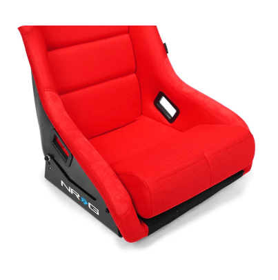 NRG FRP Fiber Glass Bucket Seat (Red) - XLarge - JDMuscleSeatsnrgFRP-304RD-NRG