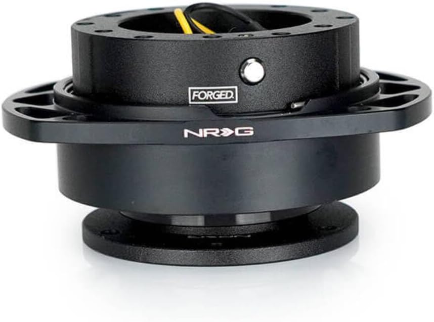 NRG Quick Release Kit Gen 257 - Black Body / Black Cutout Ring | SRK - 257BK - BK - JDMuscleSteering Wheel Quick ReleasesnrgSRK-257BK-BK