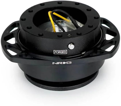 NRG Quick Release Kit Gen 257 - Black Body / Black Cutout Ring | SRK - 257BK - BK - JDMuscleSteering Wheel Quick ReleasesnrgSRK-257BK-BK