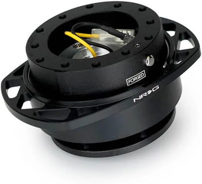 NRG Quick Release Kit Gen 257 - Black Body / Black Cutout Ring | SRK - 257BK - BK - JDMuscleSteering Wheel Quick ReleasesnrgSRK-257BK-BK