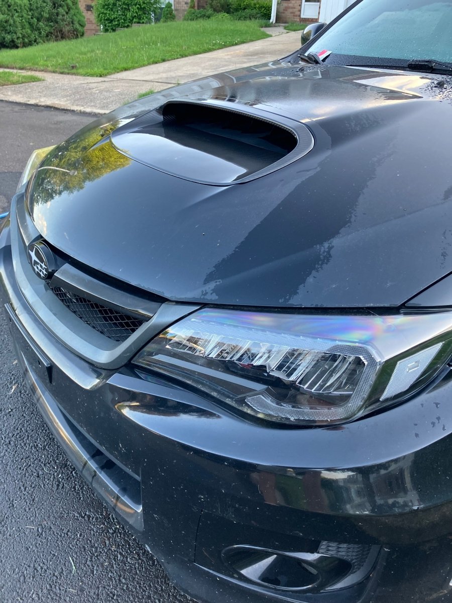 OLM [10 - 14 WRX, STI with Hood Scoop Cover] LE Pre - preg Carbon Fiber Hood Scoop Cover | A.70092.1 - JDMuscleHood Scoops / VentsOLMA.70092.1