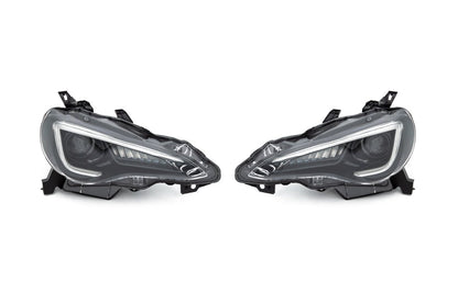 OLM [13+ FT86/BRZ] Sequential Style Headlights w/ 6000k HID | A.70060.1 - JDMuscleHeadlightsOLMA.70060.1