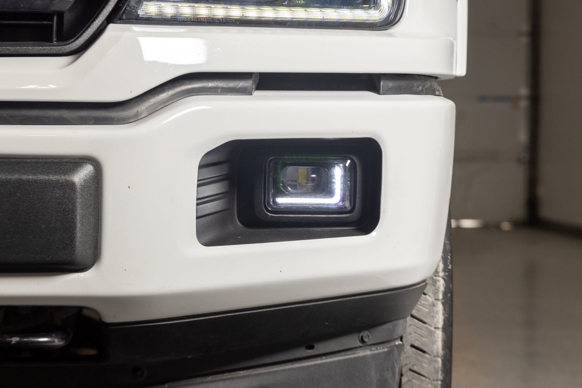 OLM [15 - 20 F150] Fog Lights w/ White or Amber DRL + Turn Signal | E.16047.1 - JDMuscleFog LightsOLME.16047.1