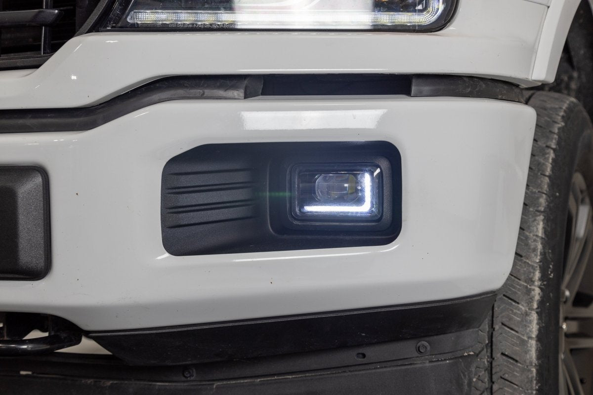 OLM [15 - 20 F150] Fog Lights w/ White or Amber DRL + Turn Signal | E.16047.1 - JDMuscleFog LightsOLME.16047.1
