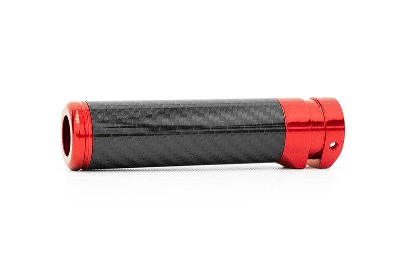 OLM [15 - 21 WRX/STI, 13 - 22 FR - S/BRZ/86, 14 - 18 Forester, 13+ Crosstrek] Signature Series E - brake Handle - Black Carbon w/Red | A.70217.1 - RD - JDMuscleInterior AccessoriesOLMA.70217.1-RD