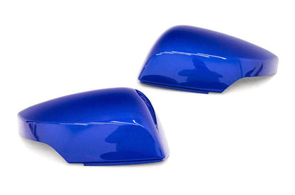 OLM [15 - 21 WRX/STI, 15 - 17 Crosstrek] OE Style Mirror Cover with Turn Signal Cutout - World Rally Blue - JDMuscleExterior GarnishesOLMA.700193.1-K7X