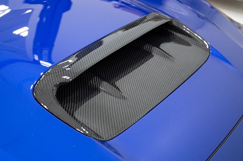 OLM [15 - 21 WRX/STI] A1 Aggressive Carbon Fiber Full Replacement Hood Scoop - JDMuscleHood Scoops / VentsOLMA.70101.1