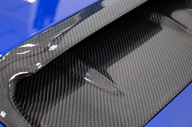 OLM [15 - 21 WRX/STI] A1 Aggressive Carbon Fiber Full Replacement Hood Scoop - JDMuscleHood Scoops / VentsOLMA.70101.1