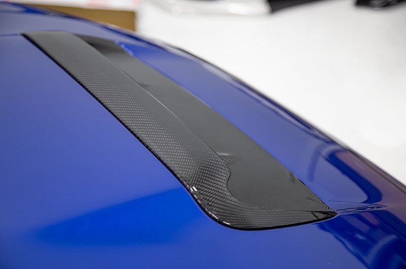 OLM [15 - 21 WRX/STI] A1 Aggressive Carbon Fiber Full Replacement Hood Scoop - JDMuscleHood Scoops / VentsOLMA.70101.1