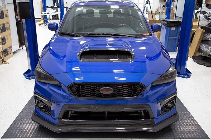 OLM [15 - 21 WRX/STI] A1 Aggressive Carbon Fiber Full Replacement Hood Scoop - JDMuscleHood Scoops / VentsOLMA.70101.1