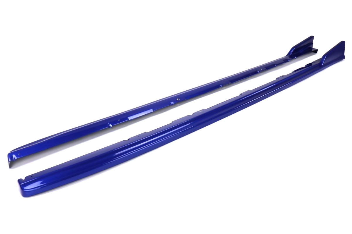 OLM [15 - 21 WRX/STI] CS2 Style Paint Matched Side Skirts - Galaxy Blue Pearl - JDMuscleSide SkirtsOLMA.70102.1-E8H