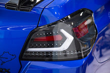 OLM [15 - 21 WRX/STI] Evolution Tail Lights - Clear Lens, Black Base, White Bar | A.70032.1 - B - JDMuscleTail LightsOLMA.70032.1-B