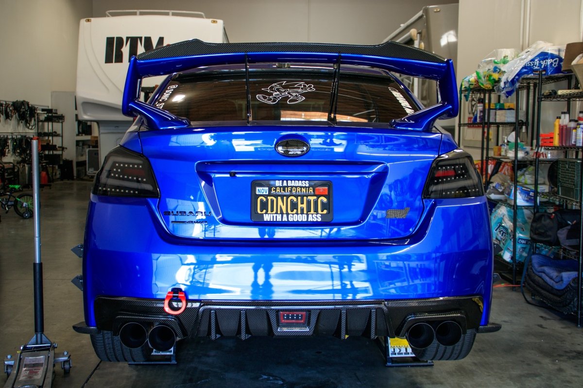 OLM [15 - 21 WRX/STI] LE Pre - preg Carbon Fiber Rear Diffuser | A.70064.1 - JDMuscleDiffusers and Vortex GeneratorsOLMA.70064.1