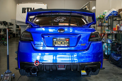 OLM [15 - 21 WRX/STI] LE Pre - preg Carbon Fiber Rear Diffuser | A.70064.1 - JDMuscleDiffusers and Vortex GeneratorsOLMA.70064.1
