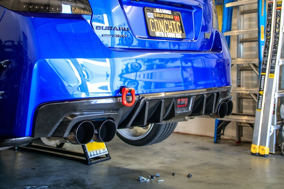 OLM [15 - 21 WRX/STI] LE Pre - preg Carbon Fiber Rear Diffuser | A.70064.1 - JDMuscleDiffusers and Vortex GeneratorsOLMA.70064.1