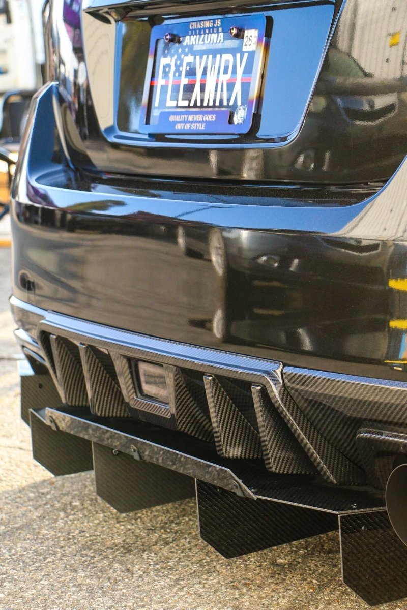 OLM [15 - 21 WRX/STI] LE Pre - preg Carbon Fiber Rear Diffuser | A.70064.1 - JDMuscleDiffusers and Vortex GeneratorsOLMA.70064.1