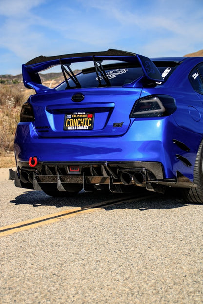 OLM [15 - 21 WRX/STI] LE Pre - preg Carbon Fiber Rear Diffuser | A.70064.1 - JDMuscleDiffusers and Vortex GeneratorsOLMA.70064.1