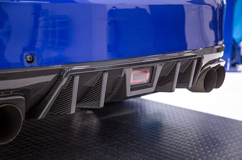 OLM [15 - 21 WRX/STI] LE Pre - preg Carbon Fiber Rear Diffuser | A.70064.1 - JDMuscleDiffusers and Vortex GeneratorsOLMA.70064.1