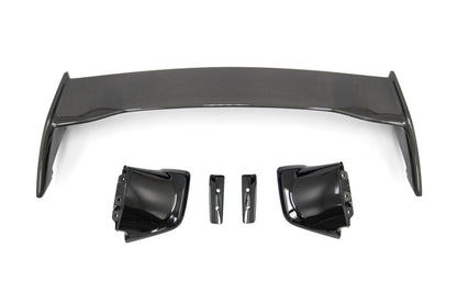 OLM [15 - 21 WRX/STI] Silverline Carbon Fiber OEM S Style Spoiler with Black Bases | OLM15SLINESTICF - JDMuscleSpoilers and WingsOLMOLM15SLINESTICF